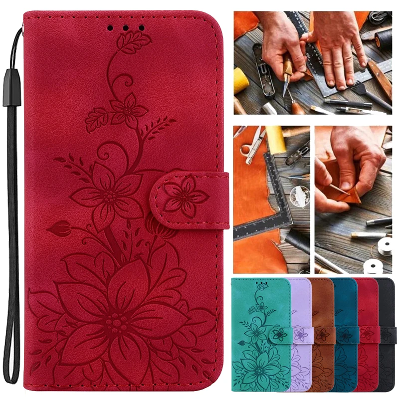Phone Cases Nyc - Wallet Bags Flip Cover Flower Case