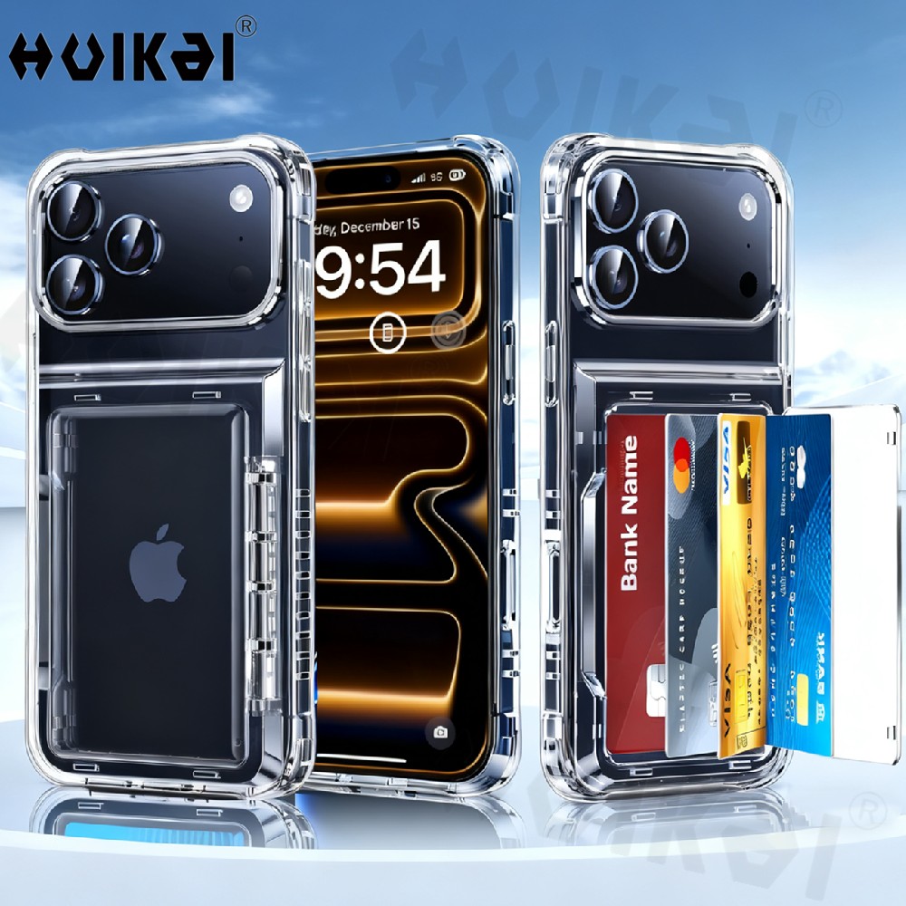 Slim Card Slot Case - Wallet Card Case For Apple iPhone