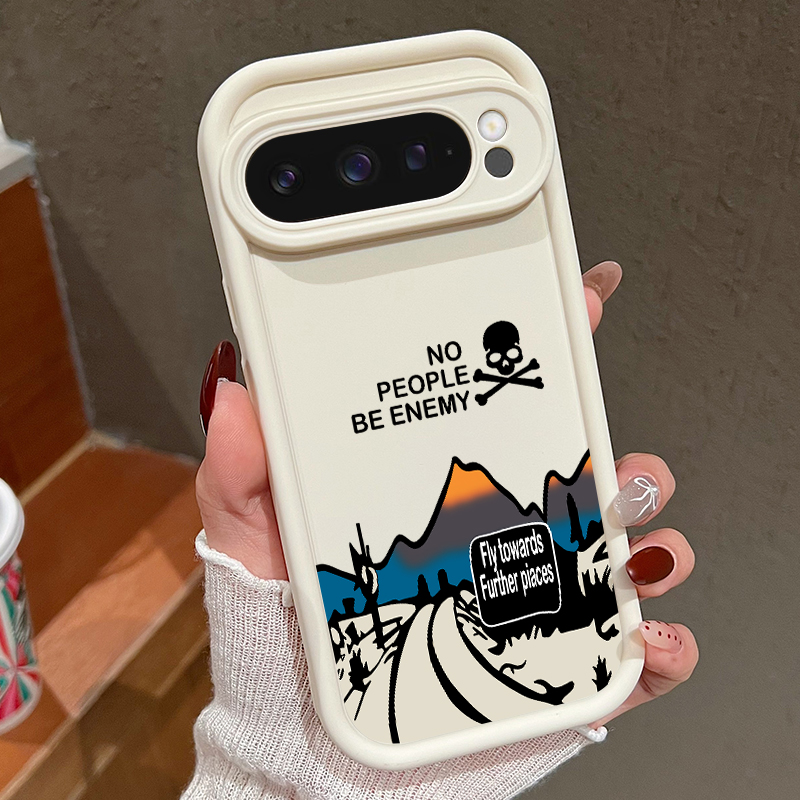 Phone Cases Google Pixel 10 Pro - Mountain Road Patterned Phone Case For