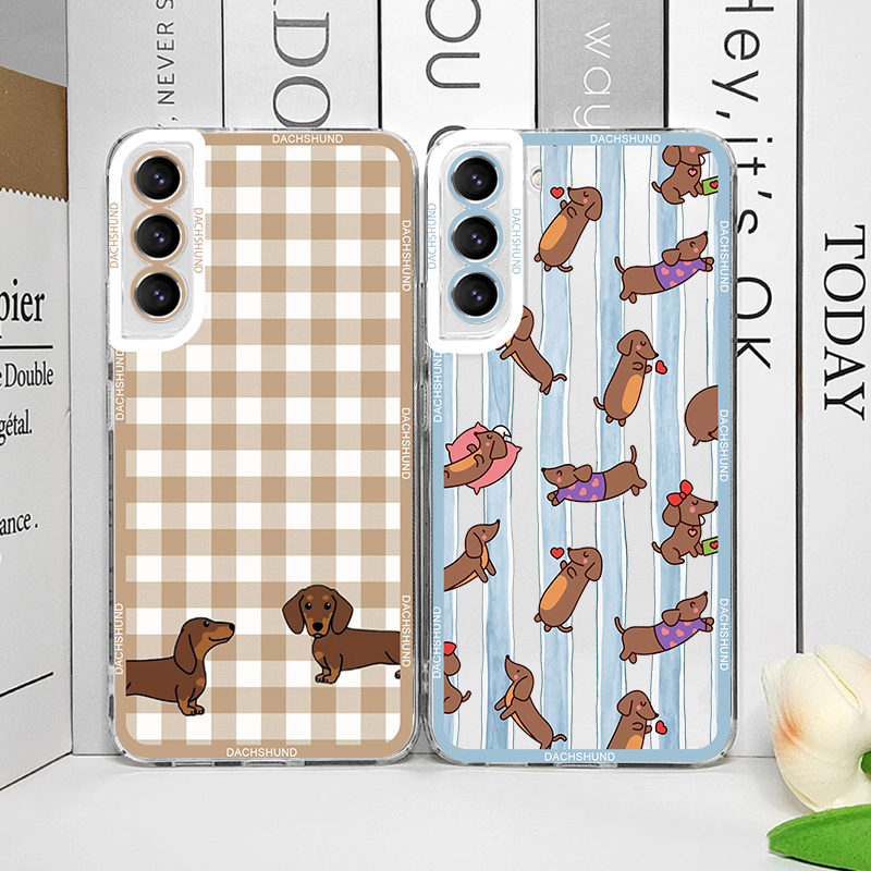 Phone Cases Silicone - Cute Sausage Dog Phone Case for