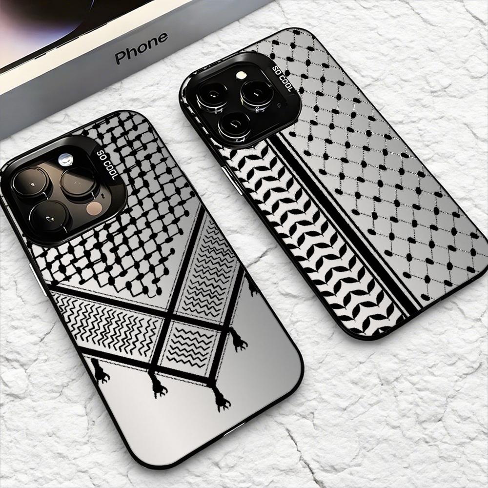 Keffiyeh P-Palestine Phone Cas - Apple Iphone 15 Pro Max ulasan dan harga