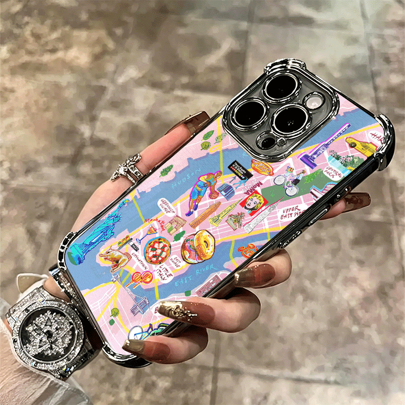 NYC New York City Plating Phon - Phone Cases Nyc ulasan dan harga