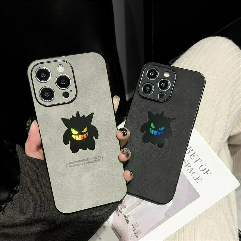 Cartoon Anime Gengar Leather T - Phone Cases Anime ulasan dan harga