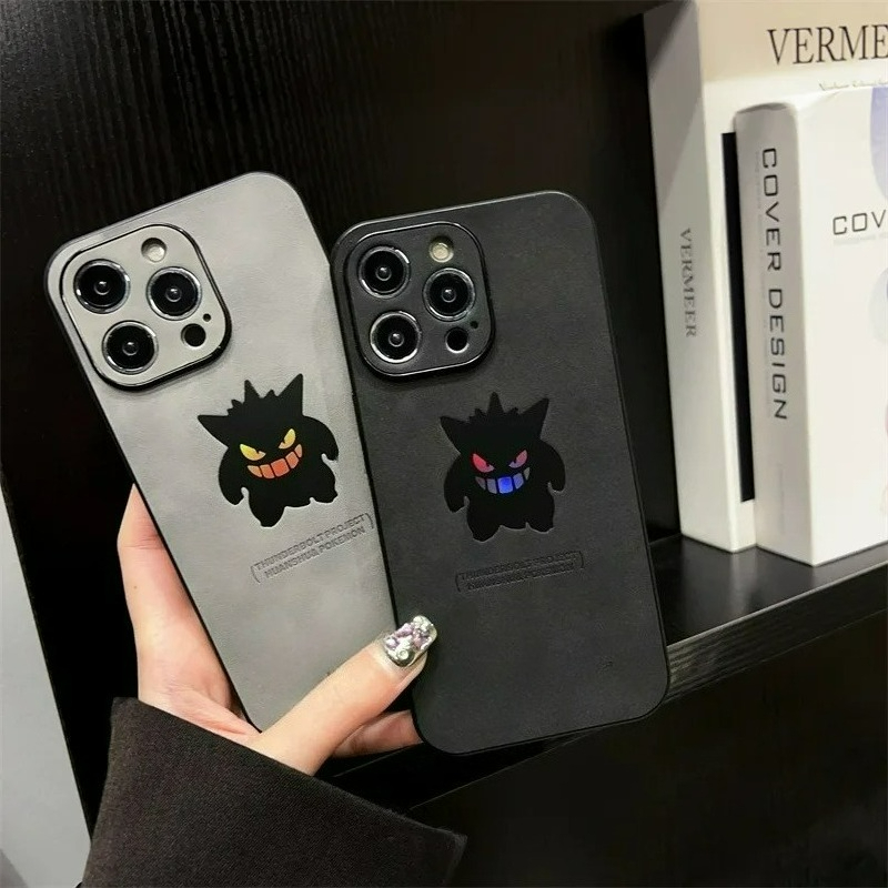 Cartoon Anime Gengar Leather T - Phone Cases Anime ulasan dan harga