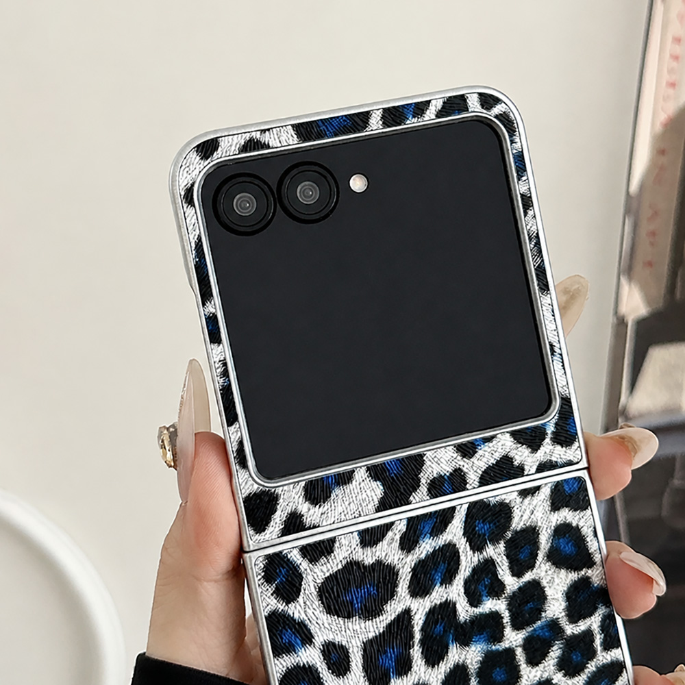 Leopard Print Folding Flip Pho - Phone Cases With Loop ulasan dan harga