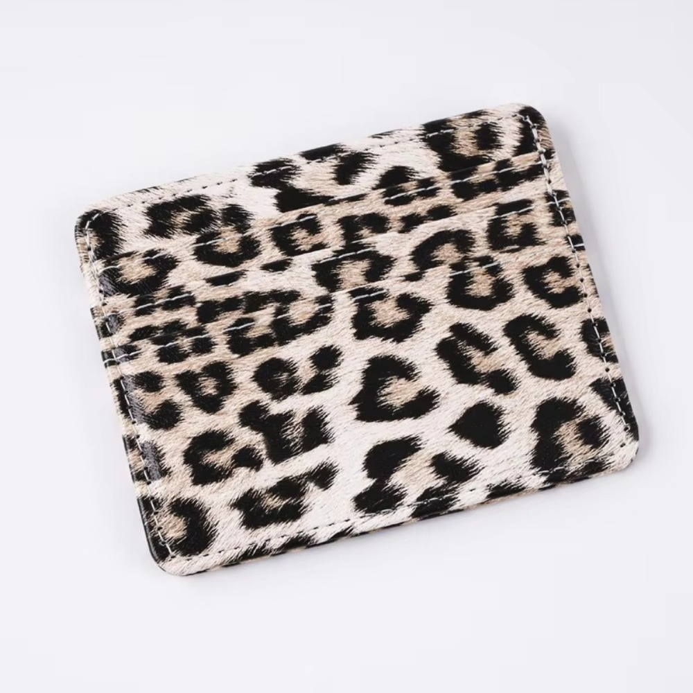 Classics PU Leather Leopard Pr - Slim Card Slot Case ulasan dan harga