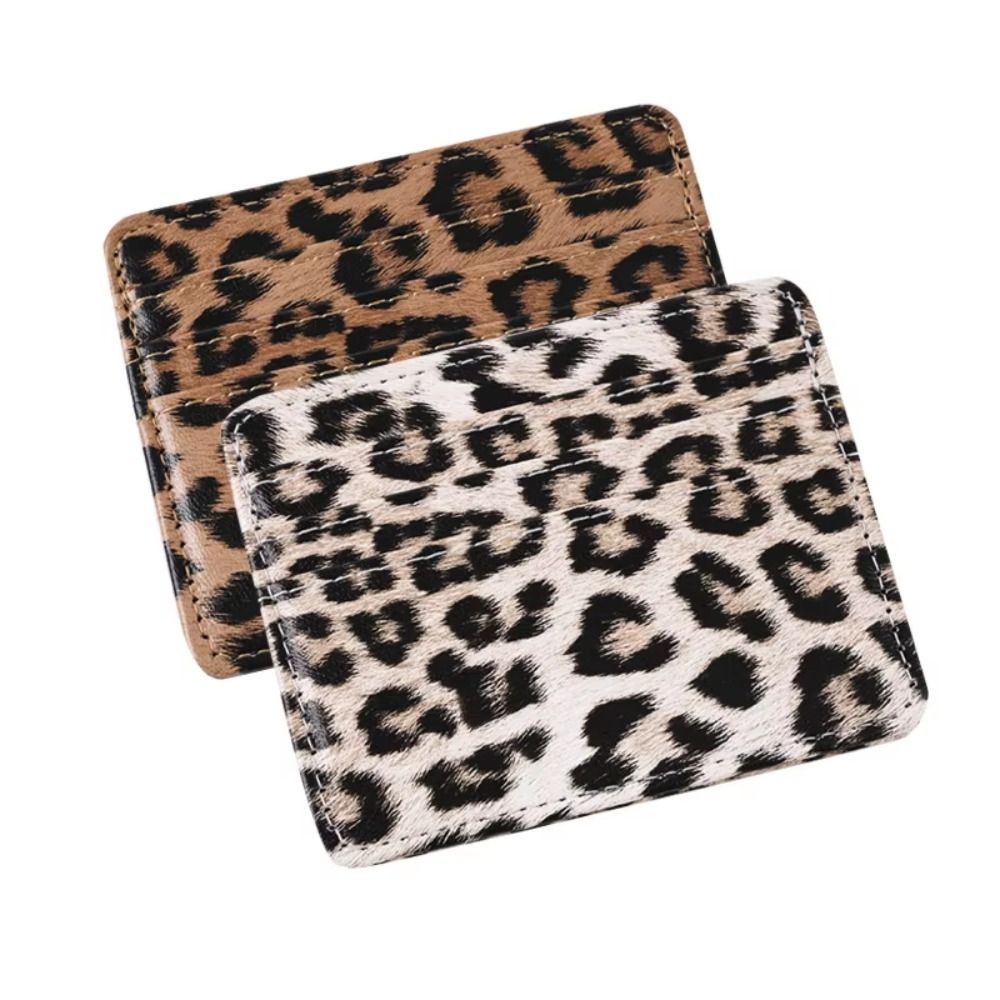 Classics PU Leather Leopard Pr - Slim Card Slot Case ulasan dan harga