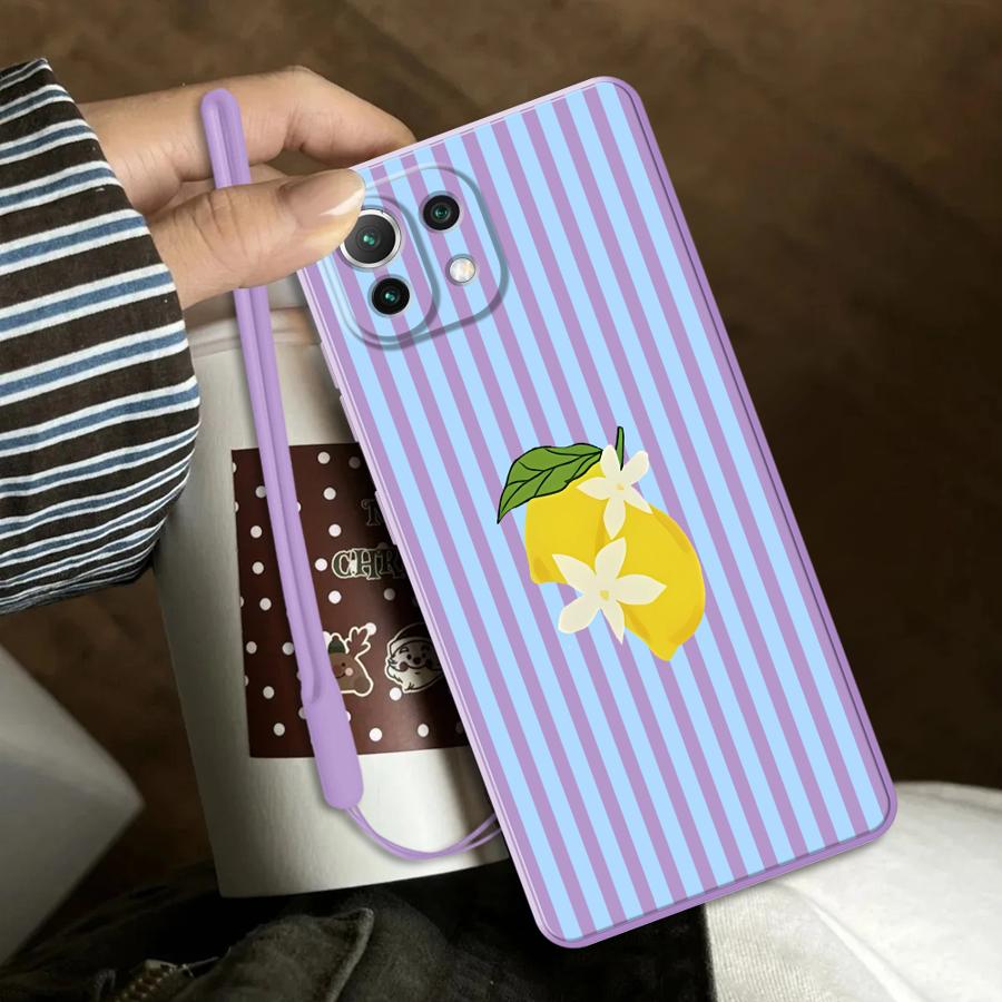 Lemon Cool Stripe Pattern Case - Phone Cases Cool ulasan dan harga