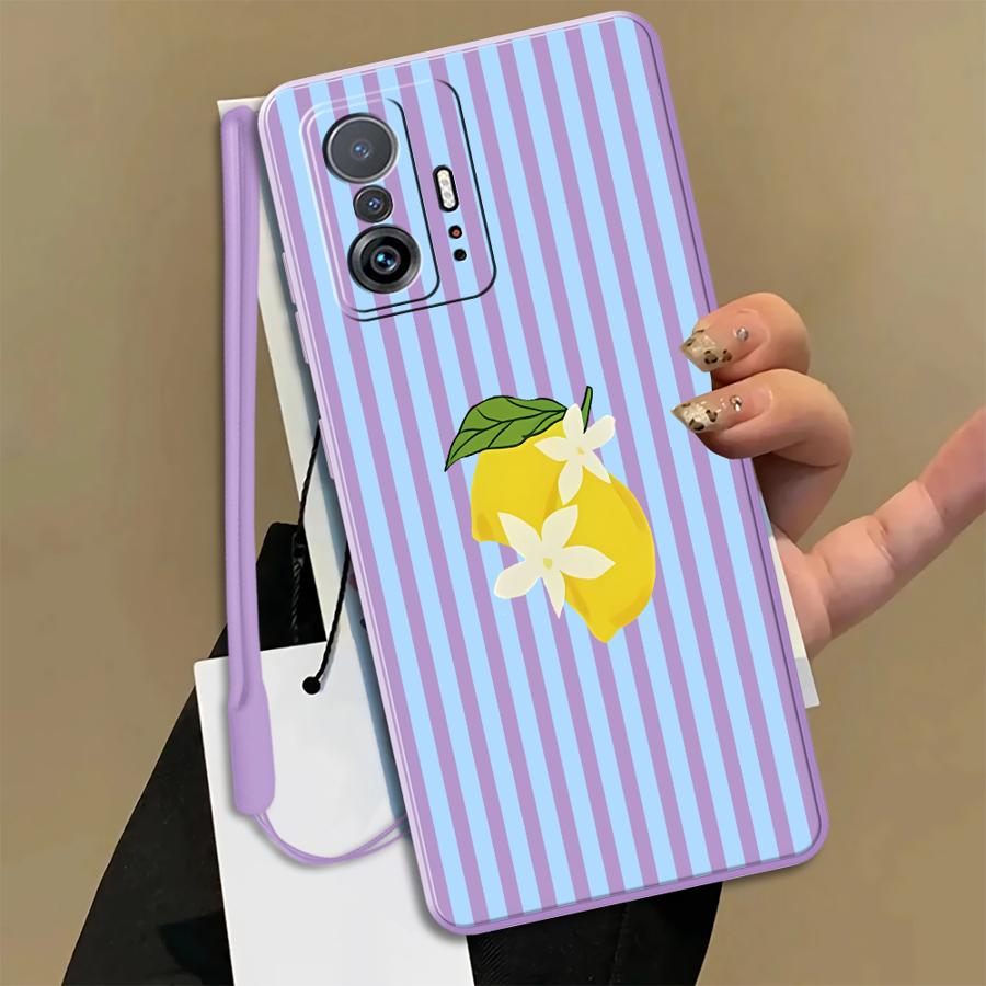 Lemon Cool Stripe Pattern Case - Phone Cases Cool ulasan dan harga