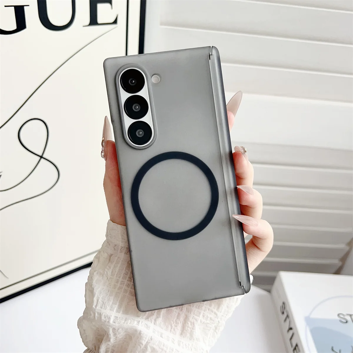 Magnetic Phone Case Frosted Tr - Phone Cases Z Fold 4 ulasan dan harga