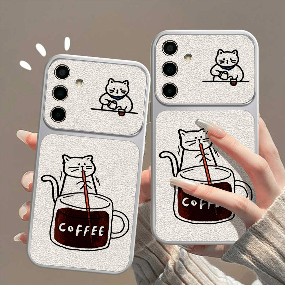 Coffee Cute Cat Phone Case For - Phone Cases Silicone ulasan dan harga