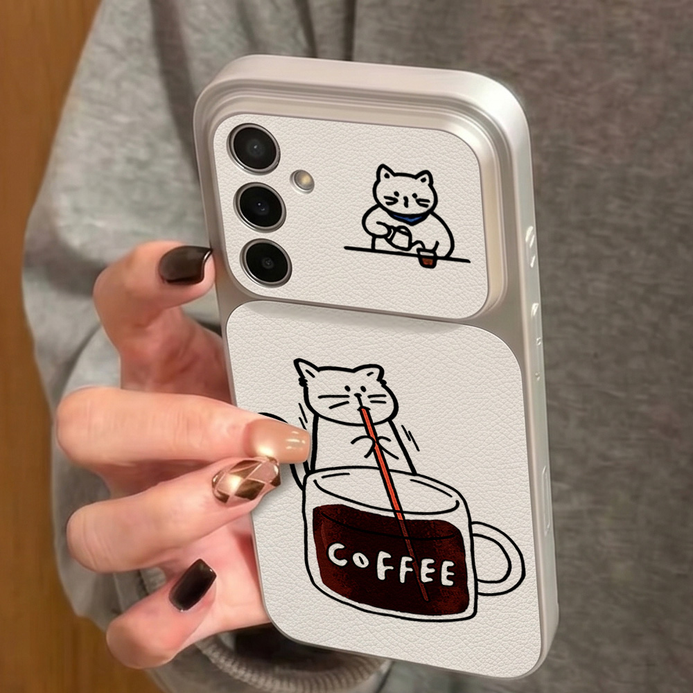 Coffee Cute Cat Phone Case For - Phone Cases Silicone ulasan dan harga