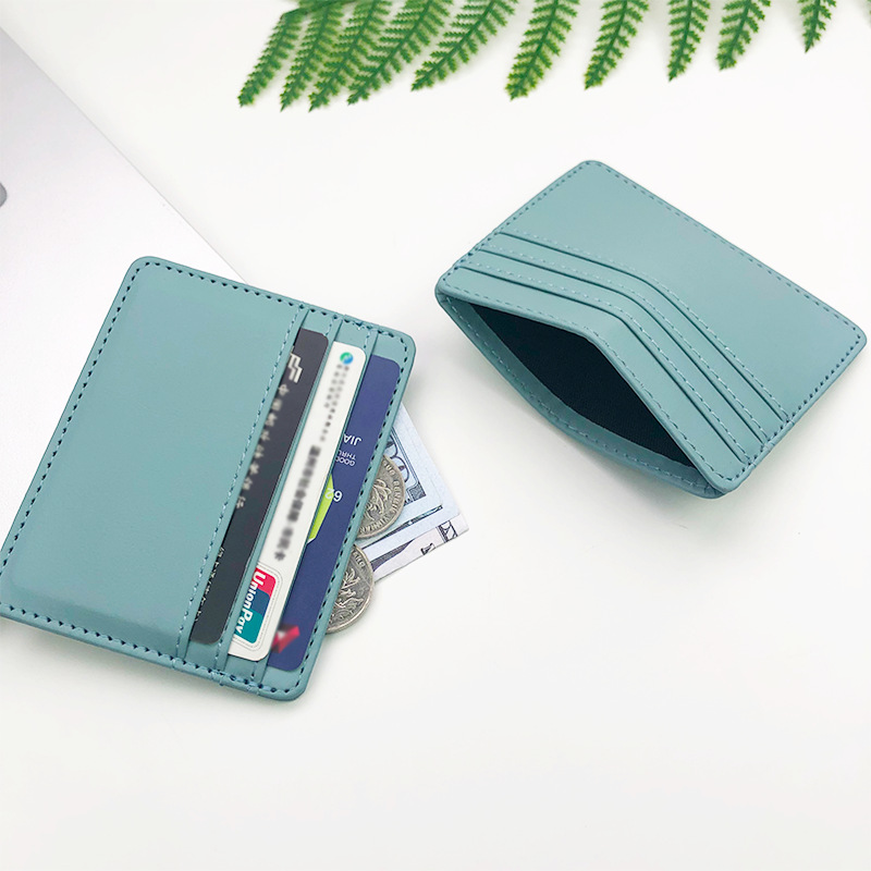 PU Leather ID Card Case - Slim - Slim Card Slot Case ulasan dan harga