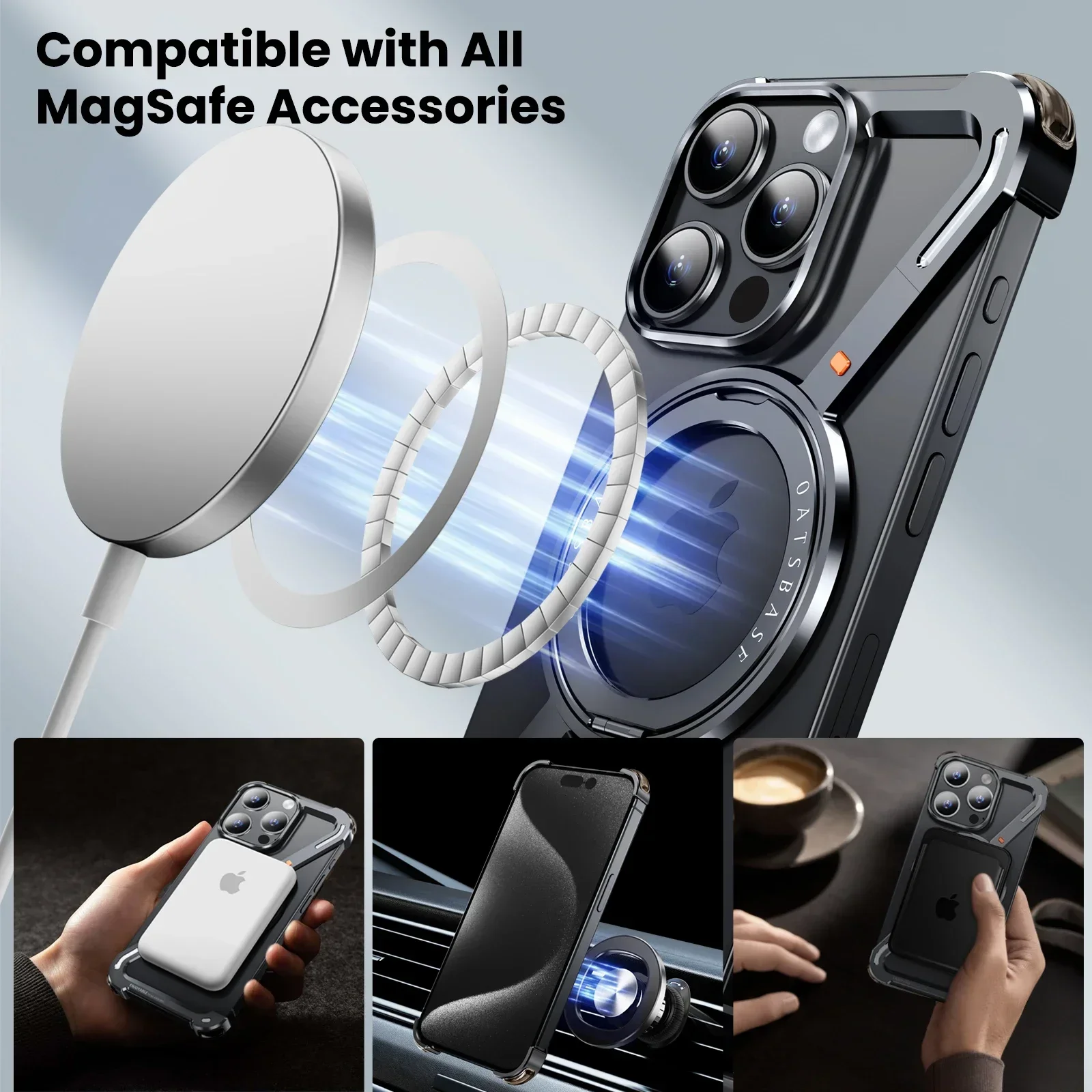 Oatsbasf Z Shape Metal Magsafe - Phone Cases Nyc ulasan dan harga