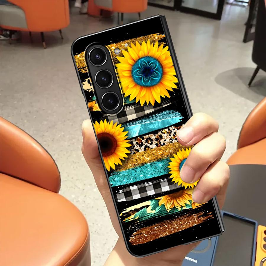 Zebra Striped Sunflower Back P - Phone Cases Z Fold 4 ulasan dan harga