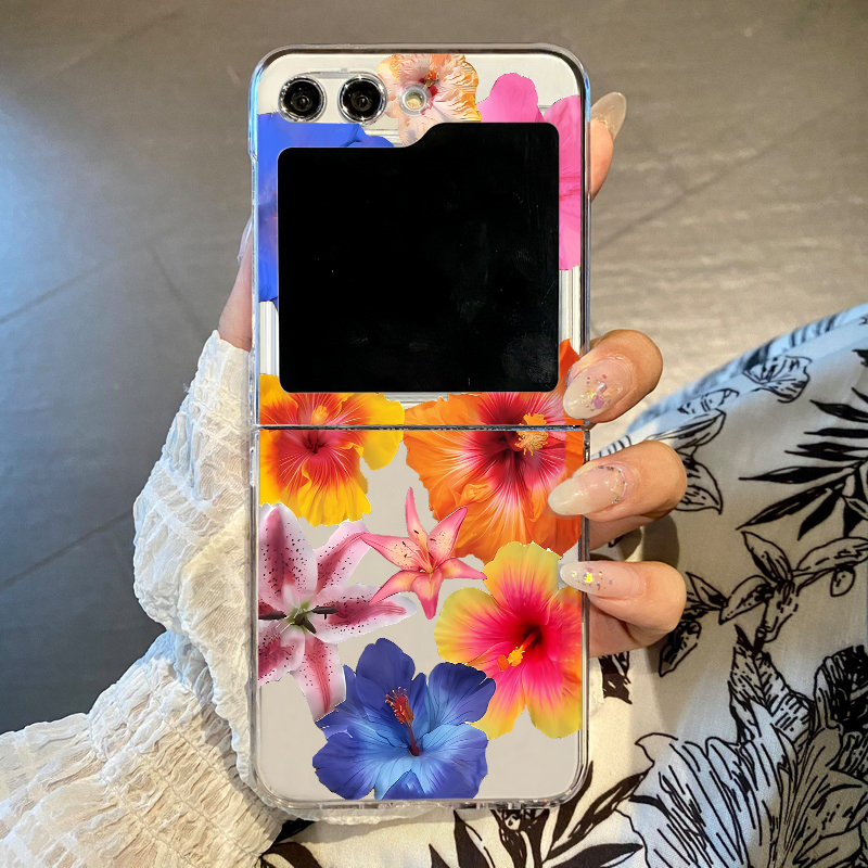 Realistic Floral Print Phone C - Phone Cases Z Fold 4 ulasan dan harga