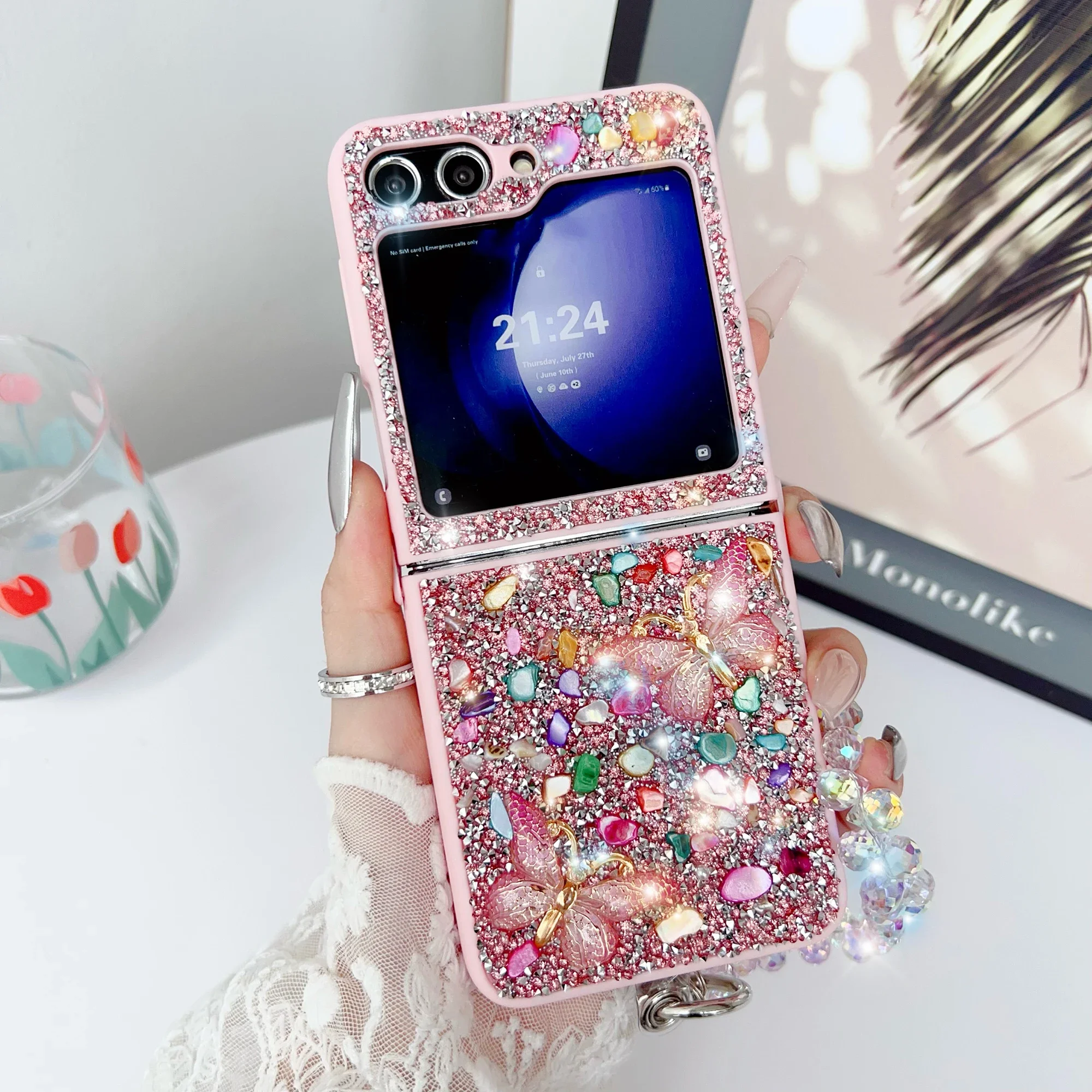 Luxury Glitter Phone Case For  - Phone Cases With Loop ulasan dan harga
