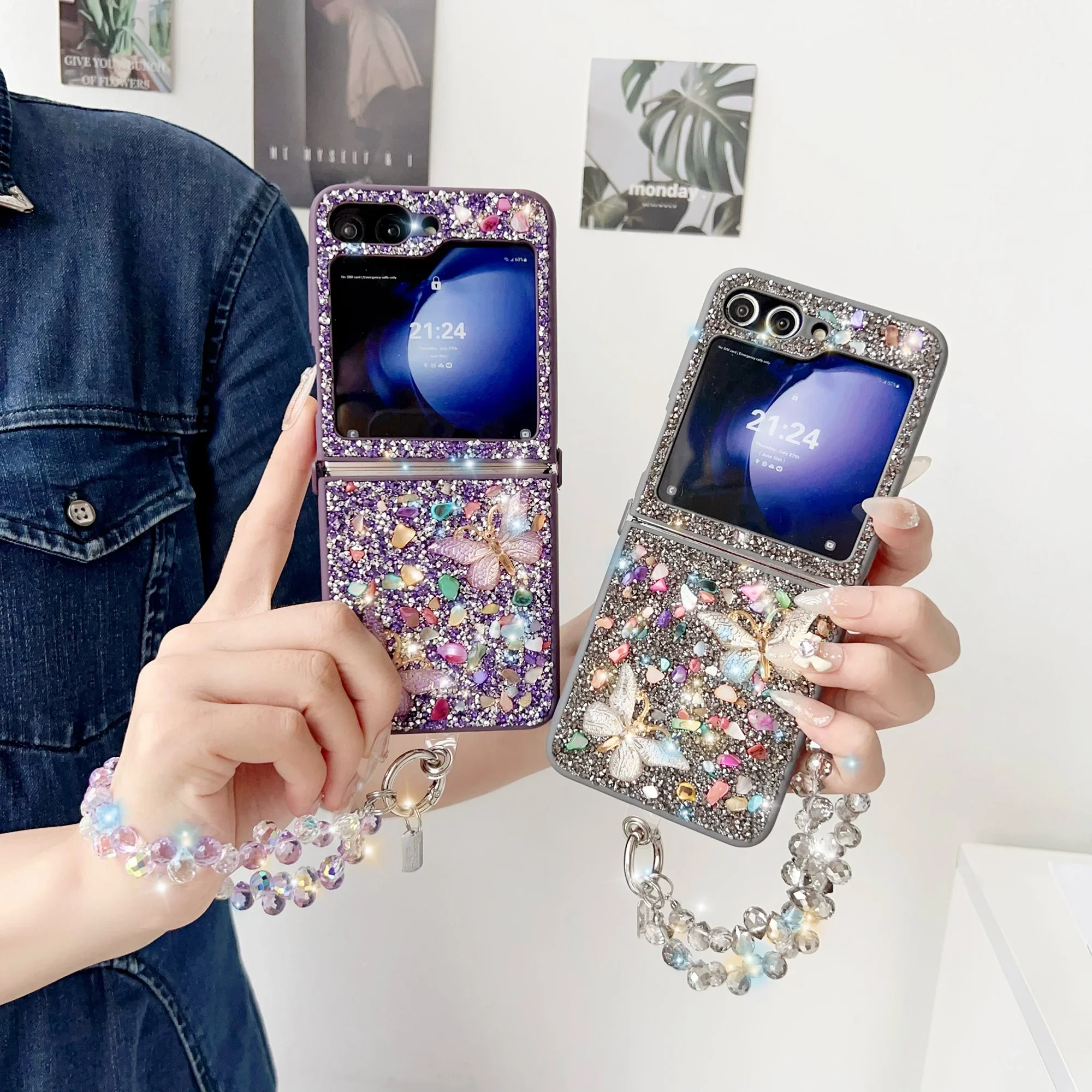 Luxury Glitter Phone Case For  - Phone Cases With Loop ulasan dan harga