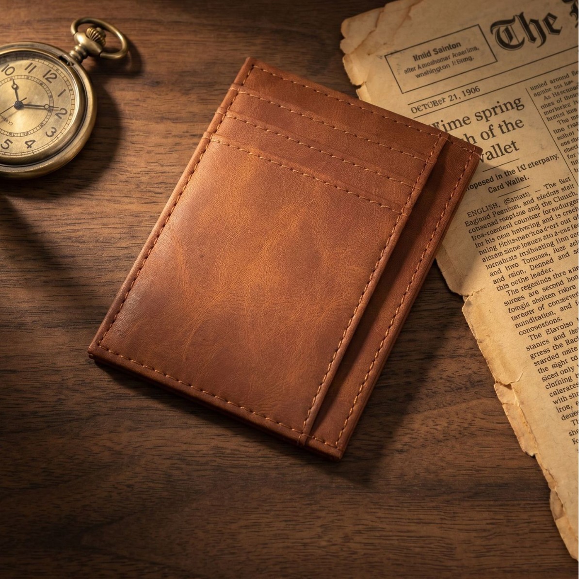 Ultra Slim PU Leather Card Hol - Slim Card Slot Case ulasan dan harga