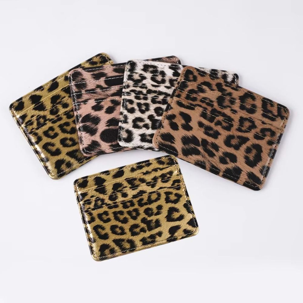 Classics PU Leather Leopard Pr - Slim Card Slot Case ulasan dan harga