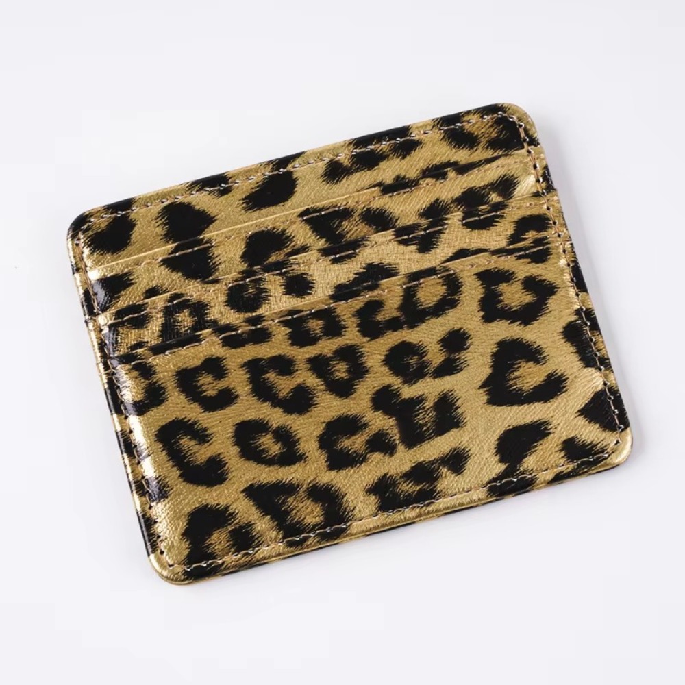 Classics PU Leather Leopard Pr - Slim Card Slot Case ulasan dan harga