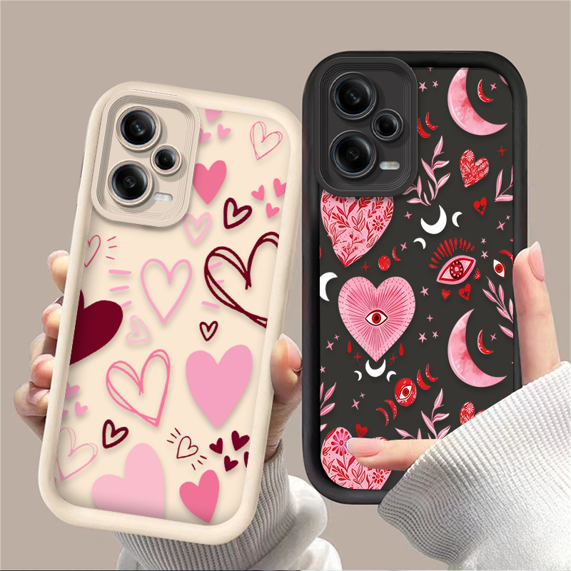 Pink Heart-shaped Phone Case f - Phone Cases Silicone ulasan dan harga