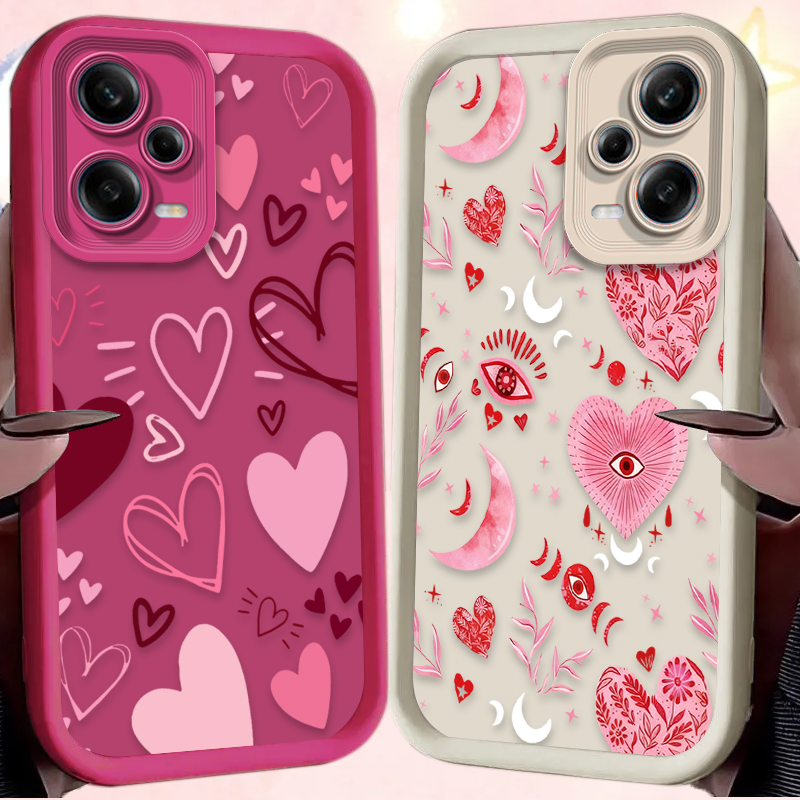 Pink Heart-shaped Phone Case f - Phone Cases Silicone ulasan dan harga