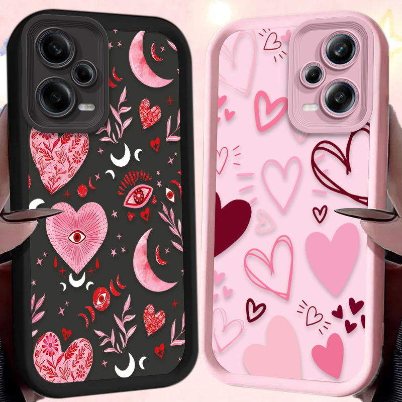 Pink Heart-shaped Phone Case f - Phone Cases Silicone ulasan dan harga