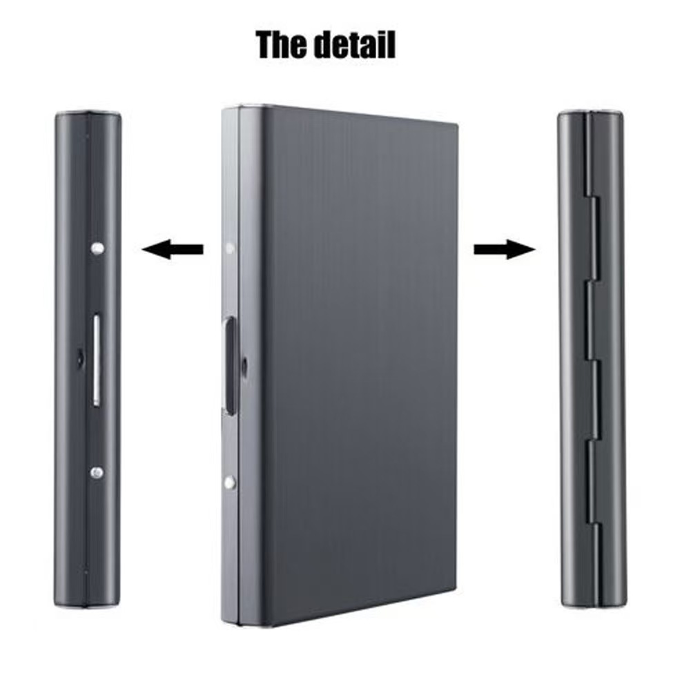 Slim Stainless Steel RFID Card - Slim Card Slot Case ulasan dan harga