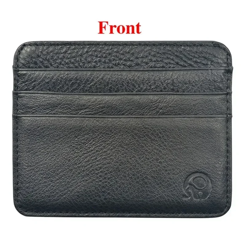 New Thin Genuine Leather Mini  - Slim Card Slot Case ulasan dan harga