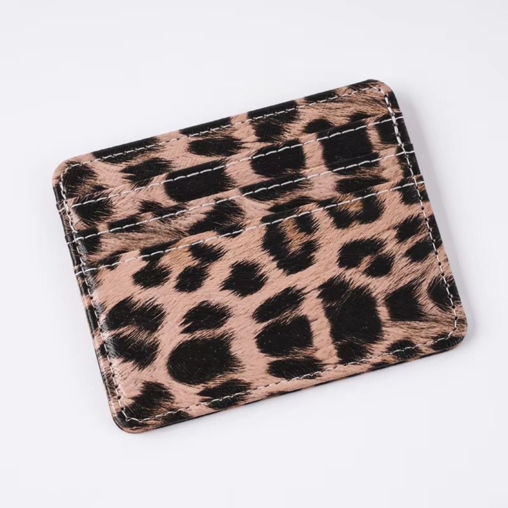Classics PU Leather Leopard Pr - Slim Card Slot Case ulasan dan harga