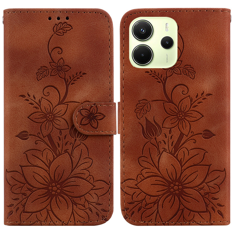 Wallet Bags Flip Cover Flower  - Phone Cases Eu ulasan dan harga