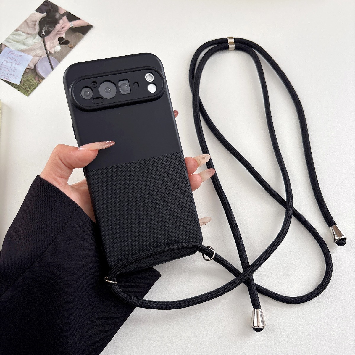 Crossbody Lanyard Strap Matte  - Phone Cases With Loop ulasan dan harga