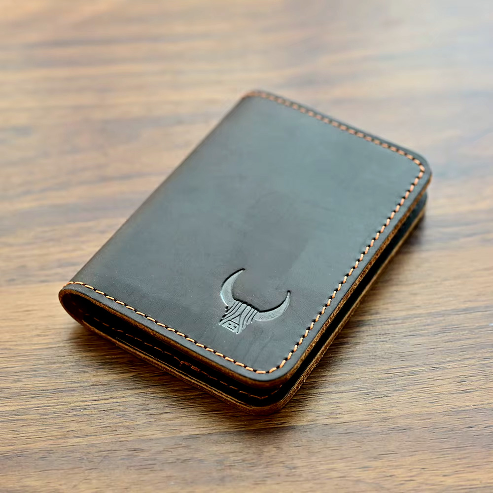 100% Genuine Leather Slim Cred - Slim Card Slot Case ulasan dan harga