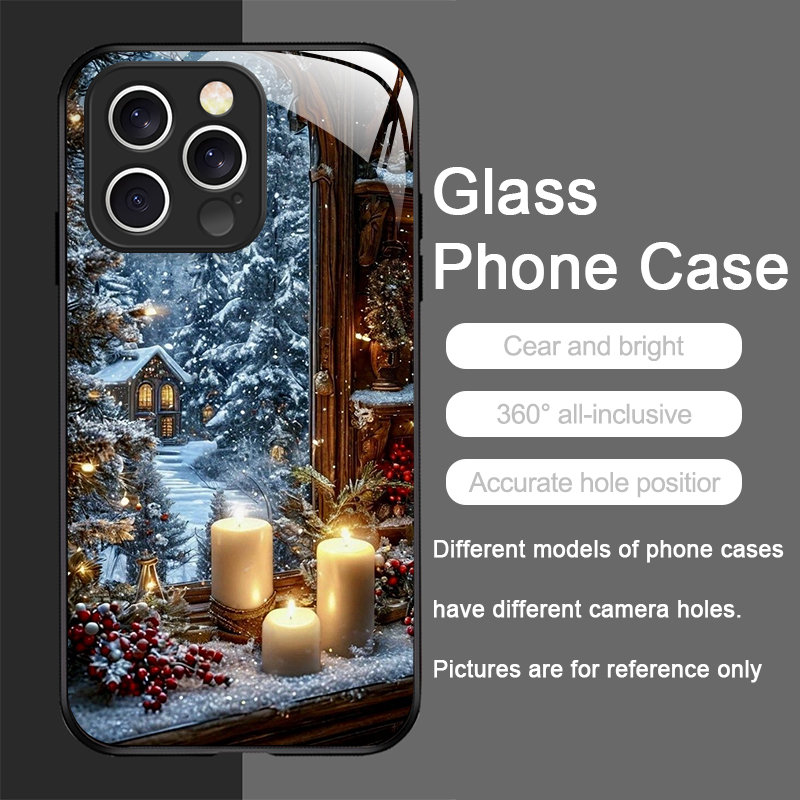 Christmas Tree Gift Snowy Town - Phone Cases Iphone 12 ulasan dan harga