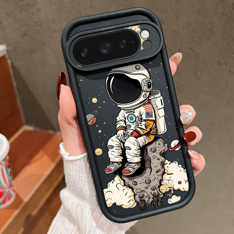 Cartoon Astronaut Print TPU Ph - Phone Cases Google Pixel 10 Pro ulasan dan harga