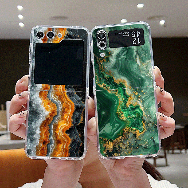 Artistic Colorful Marble Textu - Phone Cases Z Fold 4 ulasan dan harga