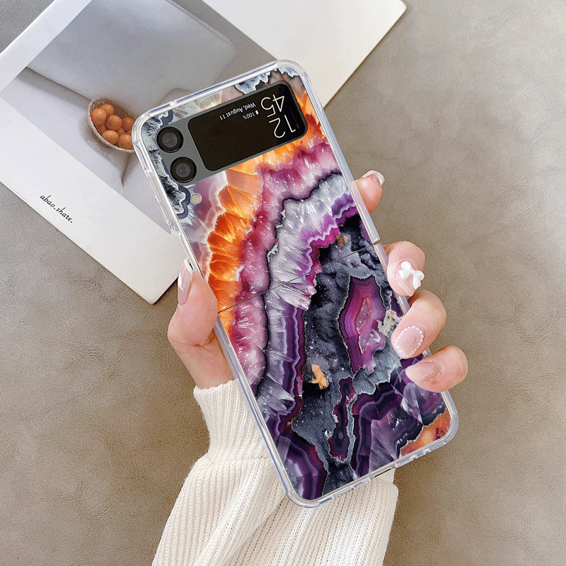 Artistic Colorful Marble Textu - Phone Cases Z Fold 4 ulasan dan harga